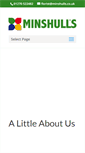 Mobile Screenshot of minshulls.co.uk