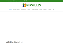 Tablet Screenshot of minshulls.co.uk